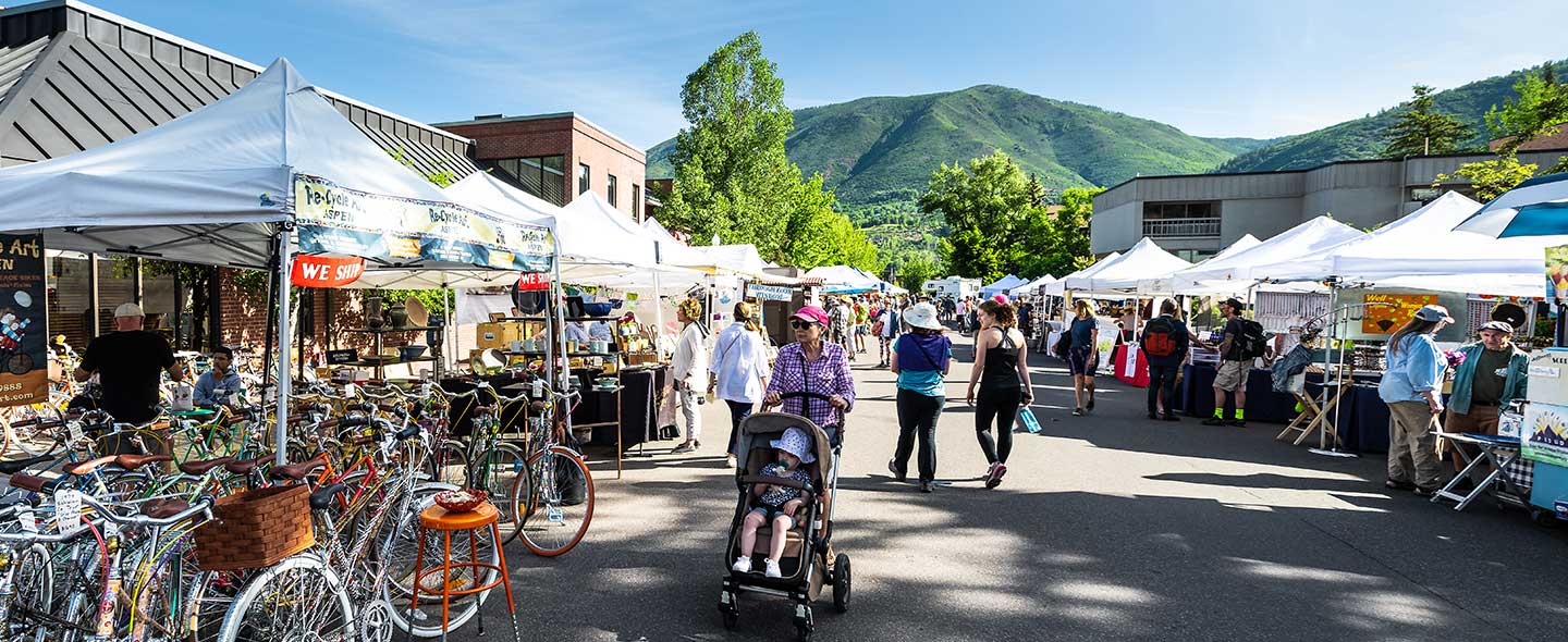 community at a market