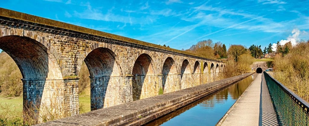 Wrexham old bridge and water