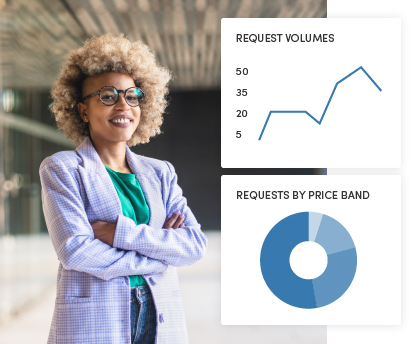 Local government data and insights illustration