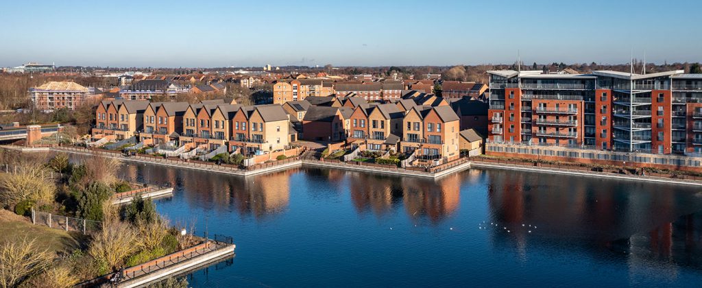 Aerial view of the city of Doncaster Council