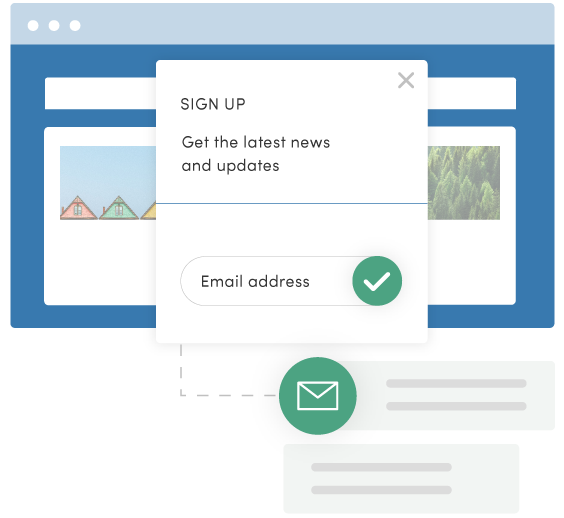 Signup workflow illustration